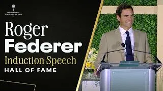 Thumbnail: Roger Federer International Tennis Hall of Fame Induction Speech | ITHF 2026