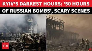 Thumbnail: HORRIFYING AFTERMATH: Kyiv After 50 Hours Of Relentless Russian Bombardment; 'FIRE, BODIES...'