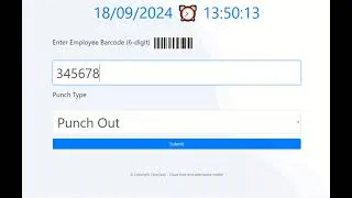 Thumbnail: Barcode Attendance System