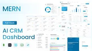 Thumbnail: Build a Full-Stack AI CRM Dashboard App | MERN, React, Node.js, MongoDB, Tailwind CSS