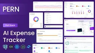 Thumbnail: Build a Full-Stack AI Expense Tracker App | PERN, React, Node.js, Postgres, Express