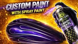 Thumbnail: Pro Custom Paint Job Using ONLY Spray Cans! | LiME LiNE Custom Paint