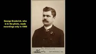 Thumbnail: pioneer Columbia recording artists, Edison brown wax cylinders, Dan W. Quinn, rare photos, Jim Walsh