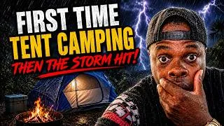 Thumbnail: FIRST TIME TENT CAMPING… THEN A FLORIDA THUNDERSTORM HIT!