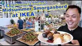 Thumbnail: $20 Buffet at IKEA!  A Traditional Swedish Midsummer Meatball Feast!