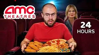 Thumbnail: I only ate AMC movie theater meals for 24 HOURS