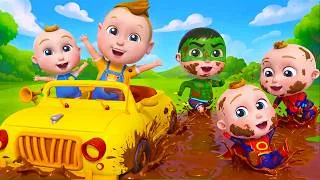 Thumbnail: Ten In The Mud (Superheroes Version) - Superheroes Song | TimoBoy Kids Songs & Nursery Rhymes