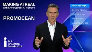 Thumbnail: Making AI real with SAP Business AI Platform: Promocean