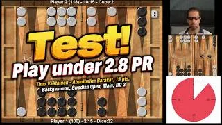 Thumbnail: Test: four positions! Timo Väätäinen - Abdulhalim Barakat, 15 pts,