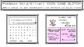 Thumbnail: Pokémon Gold/Silver: Using the Coin Case Glitch to set up a cheat engine