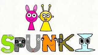 Thumbnail: Alphabet Lore in Splunki Style not SPRUNKI 🔤🎮 | A–Z Funny Transformation
