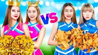 Thumbnail: Rich Cheerleader Vs Poor Cheerleader! How To Become The Most Popular Cheerleader?