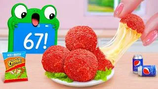 Thumbnail: Oil vs No Oil 🍤 How To Make Oil Free Fried Shrimp Balls 💖 Tina Mini Cooking