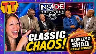 Thumbnail: Tina Tries Reacting - Charles Barkley and Shaq's Funniest Inside the NBA Moments