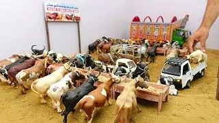 Thumbnail: How I Made Moach Goth Cow Mandi Miniature Diorama | DIY Realistic Cow Mandi with Mini Pickup Trucks