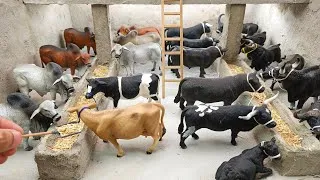 Thumbnail: How I Made this Miniature Cow Bara Diorama | DIY Desi Cow Farm | Desi Cow Milking Setup Miniature