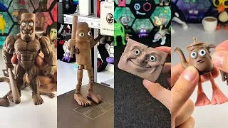 Thumbnail: Tung Tung Tung Sahur & Ta Ta Ta Sahur & Ti Ti Ti Sahur - Italian Brainrot 3D Print Compilation