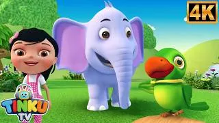 Thumbnail: Main Tota Main Tota, मैं तोता मैं तोता, Ghanghor Jungle, Tinku TV Preschool Rhymes for Kids in Hindi