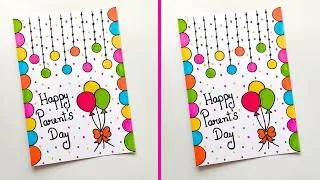Thumbnail: Best Parent's day greeting card | Easy & Simple Parent's day card | How to make Parent's day card