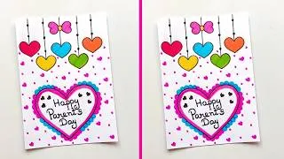 Thumbnail: Easy & Simple Parent's day card | Parent's day Greeting Card | How to make Parent's day card