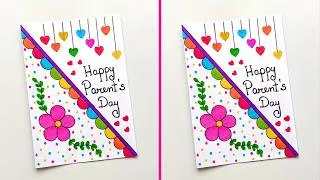 Thumbnail: Parent's day card | Easy and Beautiful Parent's day card | White paper Parent's day card idea