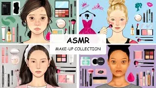 Thumbnail: ASMR Beauties Makeup Collection : Black Beauty, Korean , Barbie and Tired Woman Makeovers Animations