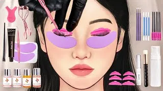 Thumbnail: Satisfying ASMR Lashlift and Tint | Eyelash illumination Animation