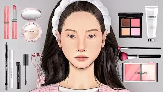 Thumbnail: [ASMR] KOREAN BEAUTY MAKEUP TRANSFORMATION ANIMATION | Ver. 1