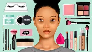 Thumbnail: [ ASMR ] BLACK BEAUTY MAKEUP ANIMATION ✨