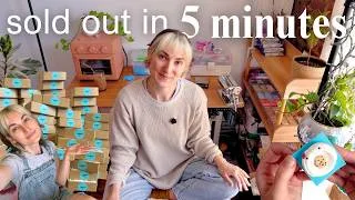 Thumbnail: My Shop Sold Out in Minutes… How I’ve Been Growing My Art Shop ✿ Coffee & Clay Ep 11