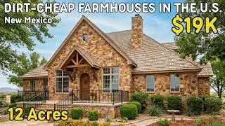 Thumbnail: 10 Dirt Cheap Farmhouses in New Mexico with A LOT OF LAND — Best Real Estate For Sale!