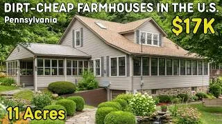 Thumbnail: 10 Ultra-Cheap Pennsylvania Farmhouses With Land! (Untapped Real Estate Gold)