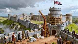 Thumbnail: How Windsor Castle Was Built (1070) 🏰 Recreated in Miniature History Construction