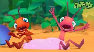 Thumbnail: Flying with Bubble Gum! Joey & Boo's Sky-High Escape! 🪁 | Antiks | Kids Cartoons | Tiny Dance Club