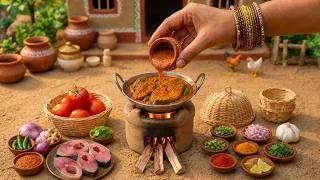 Thumbnail: Delicious Fish Kalia Unique Recipe 🥘🐟 Satisfying Indian Fish Masala Food ASMR 😋 Tini Foodkey
