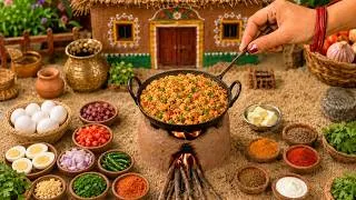Thumbnail: Delicious Egg Anda Bhurji Recipe 🥚🐓Satisfying Indian Anda Masala Food ASMR 😋 Tini Foodkey