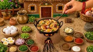 Thumbnail: Delicious Egg Chill Dry Recipe 🥚🐓Satisfying Indian Anda Masala Food ASMR 😋 Tini Foodkey