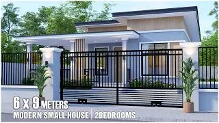 Thumbnail: 6x9 Meter Tiny House | 2 Bedroom Floor Plan & Design Tour