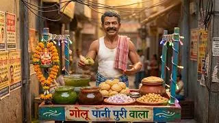 Thumbnail: Miniature Doll Pani Puri Street Vendor Full Day Story🌶️🌙 | Indian Village Tiny Kitchen
