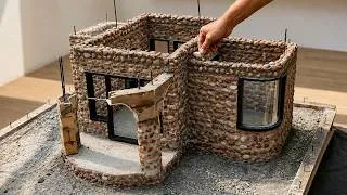 Thumbnail: I Build an Aesthetic Mini House with Stone & Cement | DIY Miniature House