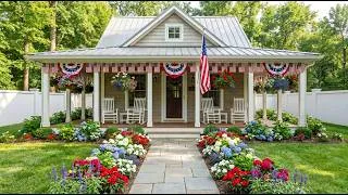 Thumbnail: Inside an Incredible Modern Tiny Home Decorated for the 4th of July! ❤️🤍💙 | Farmhouse Tour