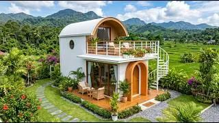 Thumbnail: Wait Until You See this Amazing 2-Story Tiny House Design |  modern farmhouse ideas