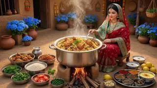 Thumbnail: Miniature Doll Prepares Delicious Hyderabadi Chicken Biryani 🍗🍚 | Indian Kitchen ASMR