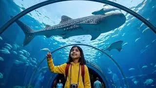 Thumbnail: Aimi Explores Georgia Aquarium  | America's Biggest Underwater Adventure for Kids