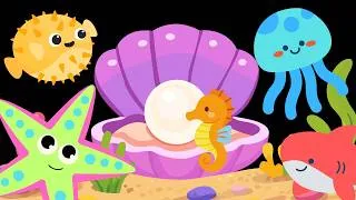 Thumbnail: Colorful Ocean Sensory Video for Babies with high contrast and visual stimulation #babysensory