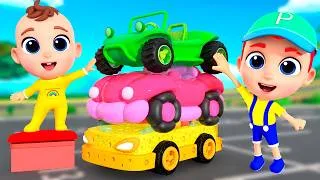 Thumbnail: Pretend Play with Toy Cars + MORE Tinytots Nursery Rhymes & Kids Songs
