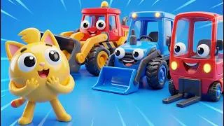 Thumbnail: 🚜👷 Work Crew Jam: Sing Along with the Bulldozer & the Builder! | TinyTracks TV