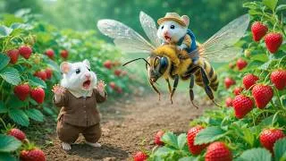 Thumbnail: Mama Hamster Trims Fur on the Farm and Makes Tiger Hat For Baby Hamster At Home