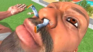 Thumbnail: Franklin Stuck in Deepest Nose Hole - INDIAN BIKES DRIVING 3D