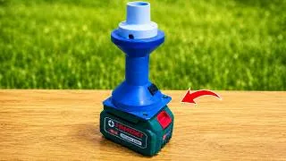 Thumbnail: How to make a 2026 electric light from PVC pipe and 21V battery! Very helpful